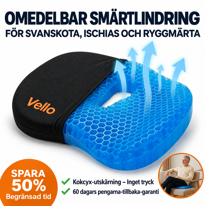 100% Gel-zitkussen Pro