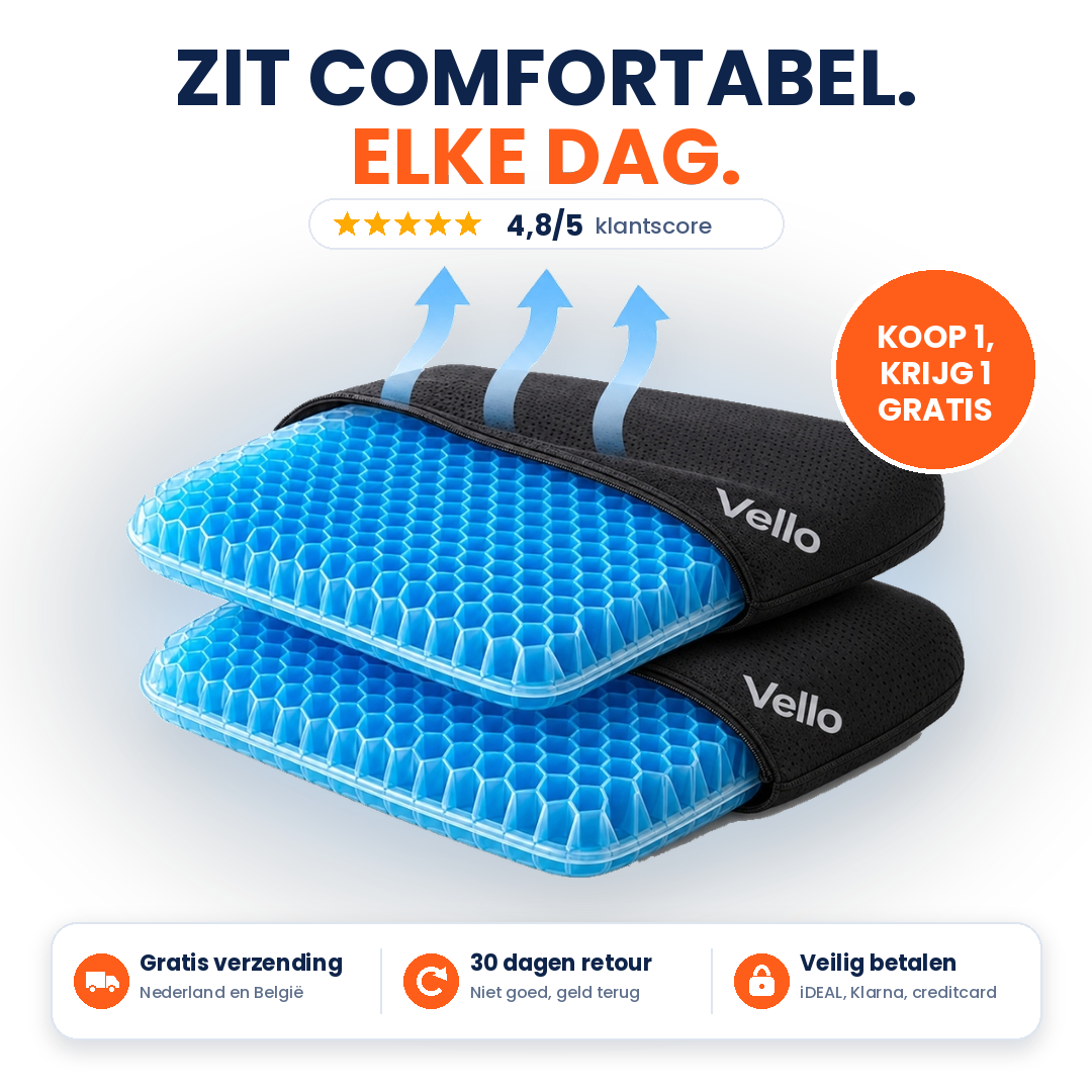 100% Gel-zitkussen